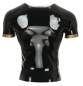 Preview: Latex Shirt SNAKE Laser Edition black gold